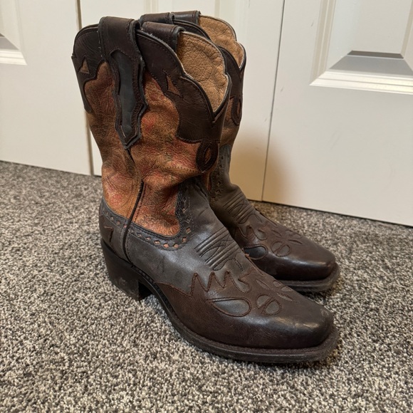 Sonora Shoes - Sonora Western Women's Boots Jessi Paisley Pattern SN1028 Size 6 B